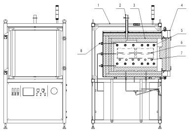 1000°C Mbf40-10n Atmosphere Box Furnace for sintering magnetic materials