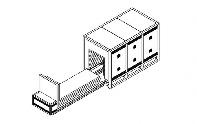 Chitherm 1500°C HBF105-14 Sintering Furnace structure diagram