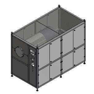 700°C HTF2550-07 Heat Treatment Furnace interior view