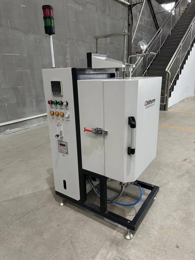 500°C VTF1050-05 Vacuum Vertical Tube Furnace - Side View