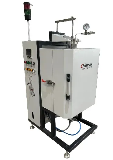 The Vtf1050-05 Vertical Vacuum Tube Furnace Is Suitable for Firing Electronic Products at 500° C or Below.